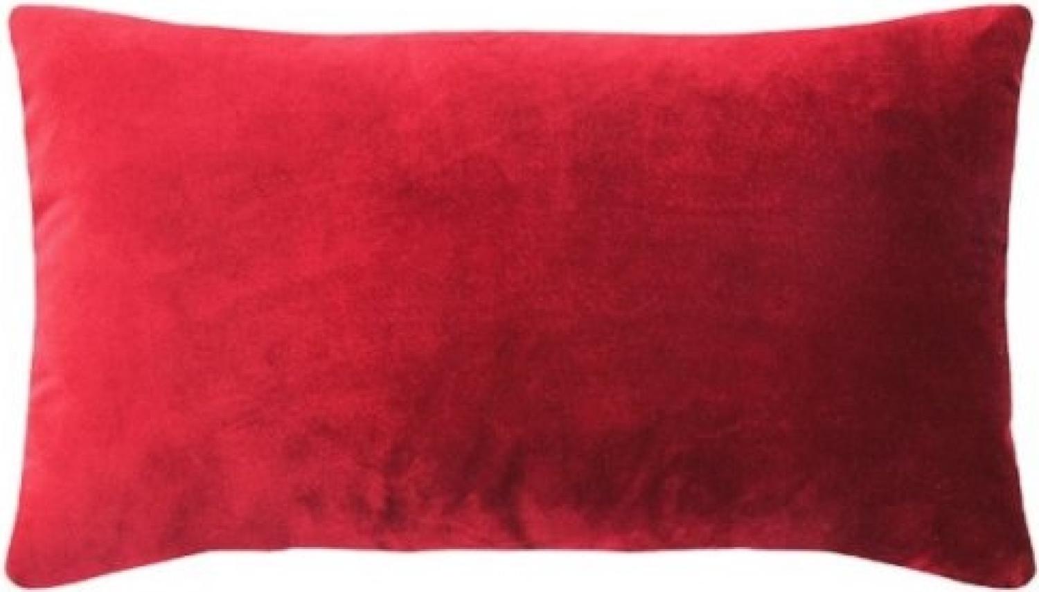 pad Kissenhülle Samt Elegance Rot (25x50cm) 10127-Q40-2550 Bild 1