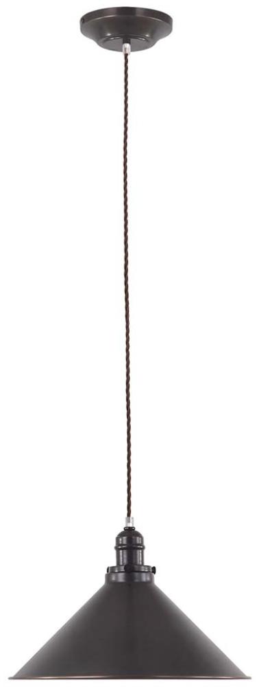 Hängeleuchte, Deckenlampe, Stahl Bronze, D 37 cm Bild 1