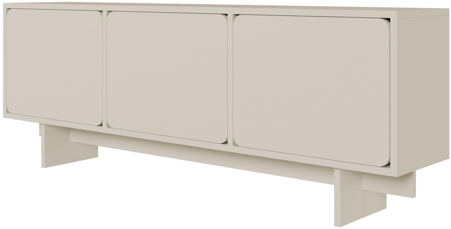 Selsey WUWU - TV-Schrank 3-türig, Greige, 150 cm Bild 1