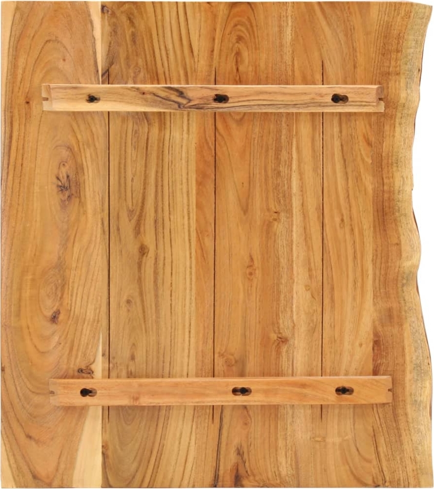 vidaXL Badezimmer-Waschtischplatte Massivholz Akazie 80x52x3,8 cm 286320 Bild 1