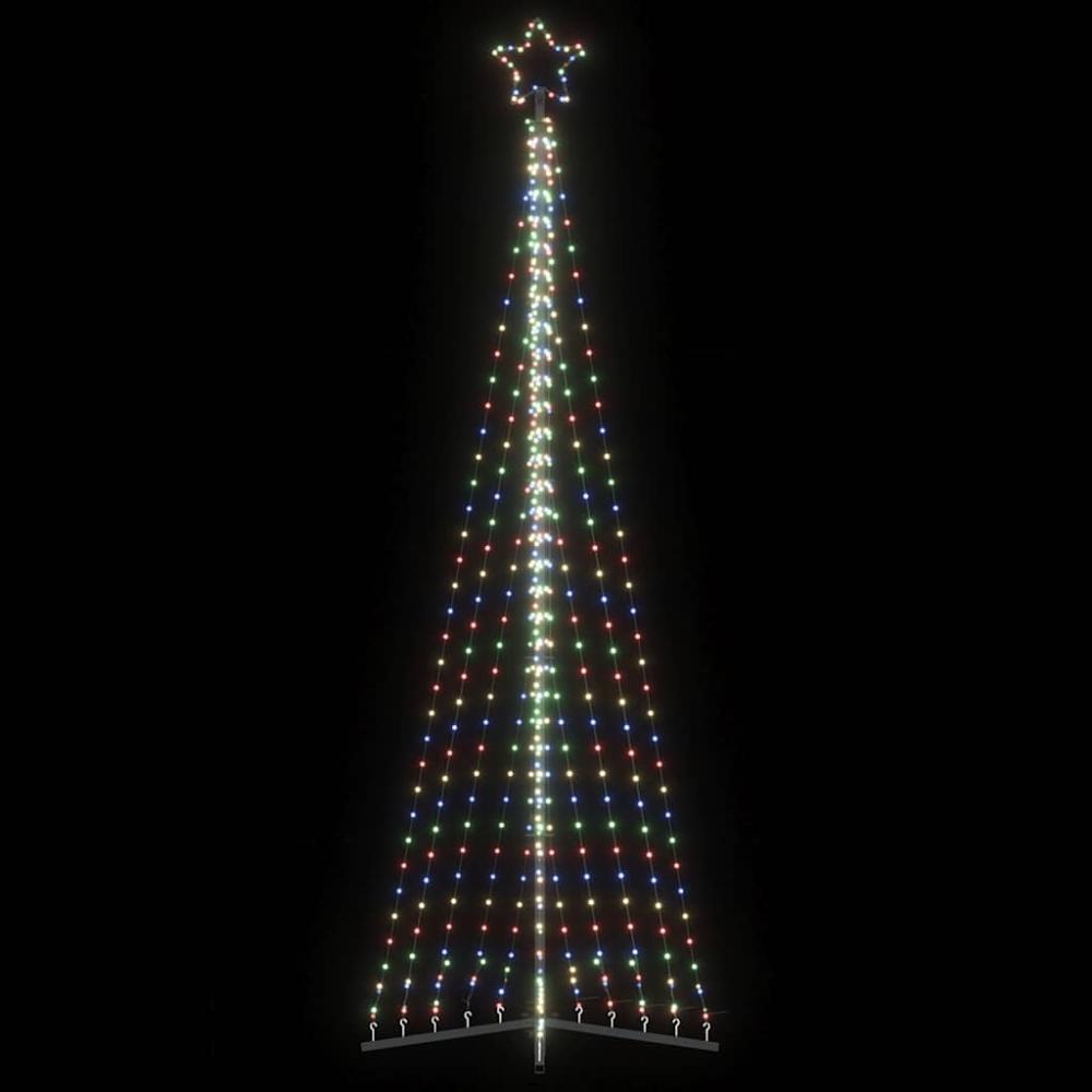 vidaXL Weihnachtsbaum-Beleuchtung 495 LEDs Mehrfarbig 300,5 cm 4016439 Bild 1