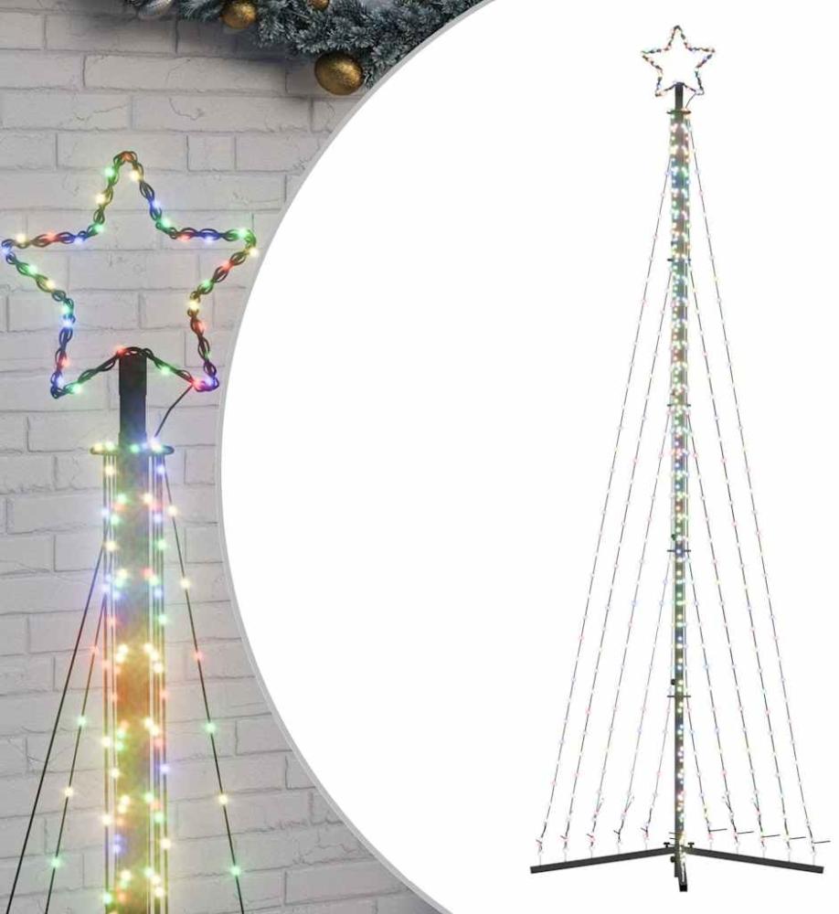 vidaXL LED Weihnachtsbaum 495 LEDs Mehrfarbig 300,5 cm 4016439 Bild 1