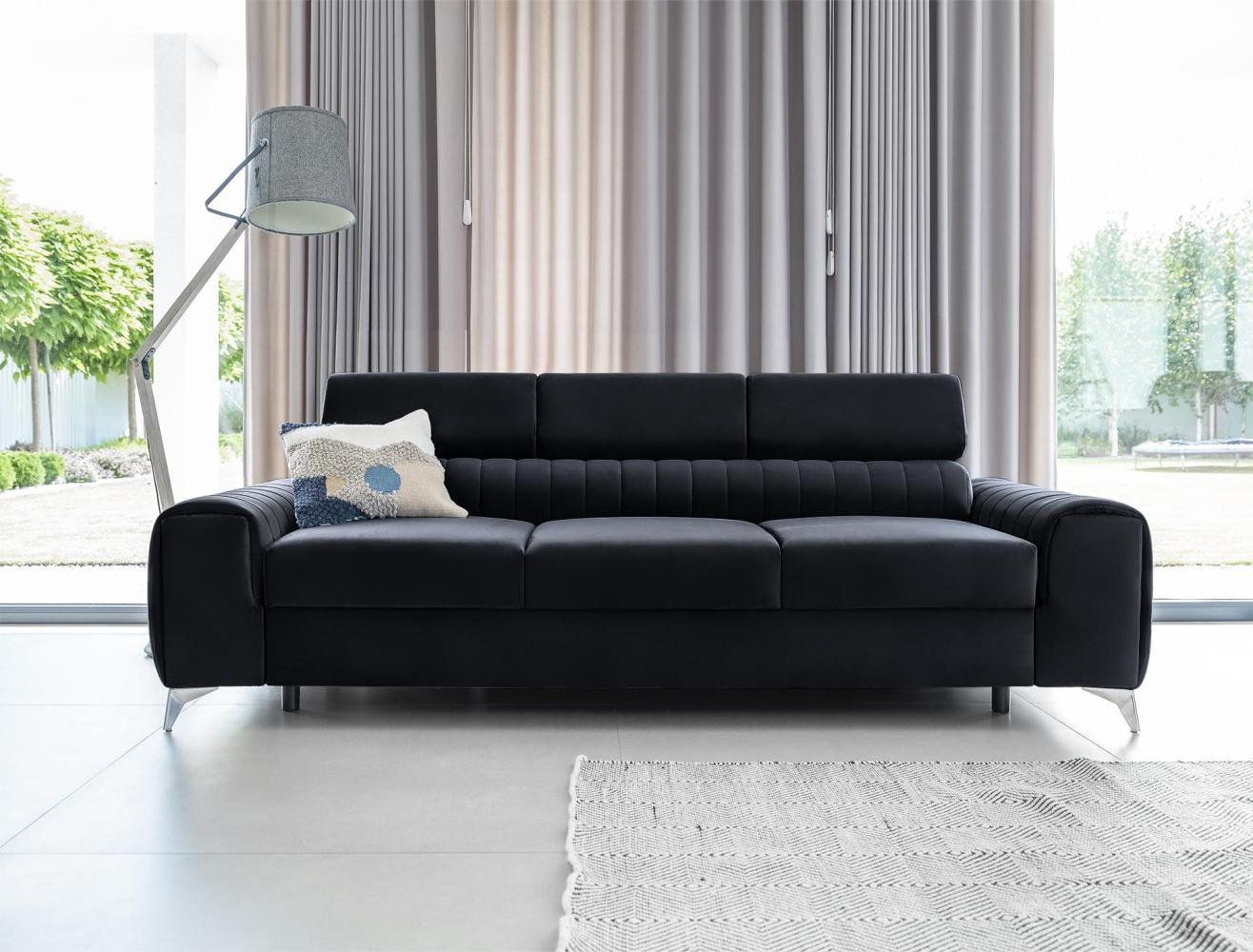 Wohnideebilder Laurence Dunkler Graphit Sofas & Couches SO-LAU-79MO Bild 1