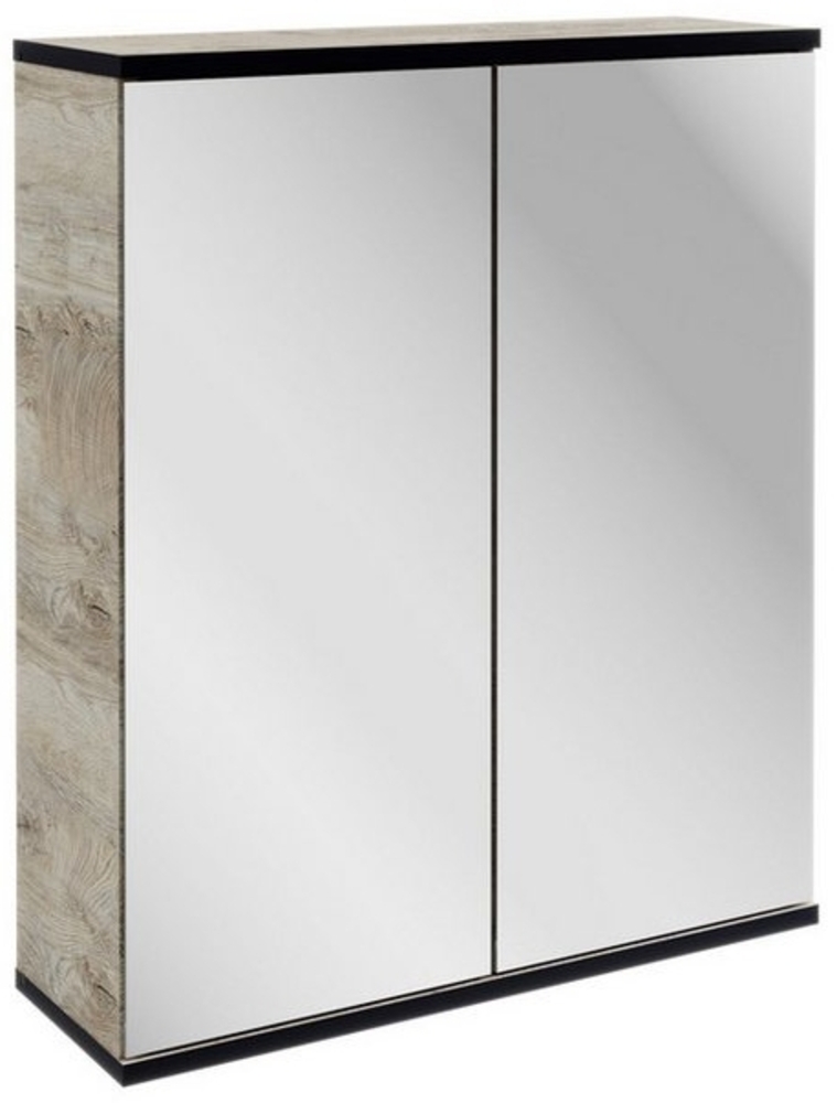 Fackelmann TE-A Spiegelschrank 60 cm, Braun hell Bild 1