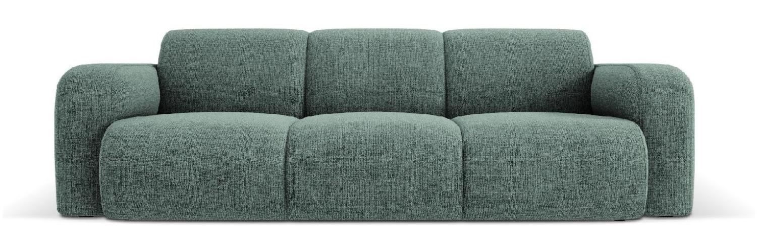 Micadoni Boucle Sofa Molino 3-Sitzer Chenille Petrol Bild 1