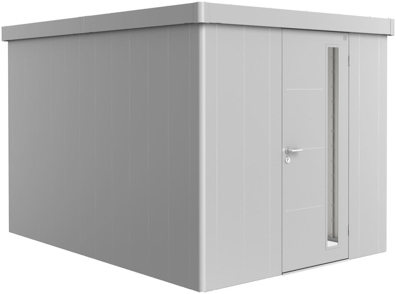 Biohort Gerätehaus Neo® 4C: 292 x 348 x 222 (b x t x h) cm silber-metallic Bild 1