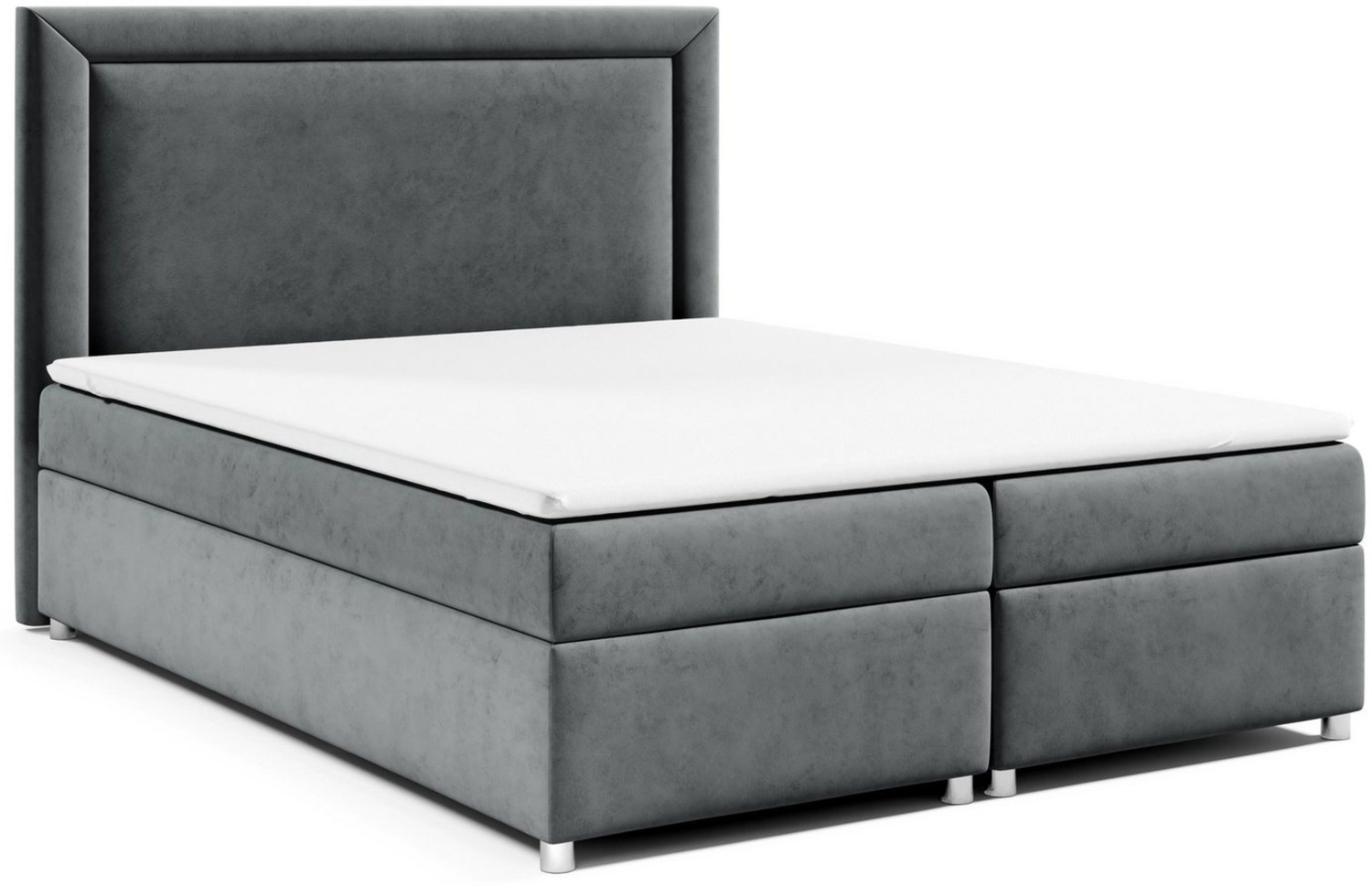 Best for Home Boxspringbett mit Bettkasten Trinity K-3 Bonellfederkern inkl. 7 cm Topper (140x200 160x200 180x200 200x200 cm), Handwerksqualität, TOP Preis-Leistungs-Verhältnis Bild 1