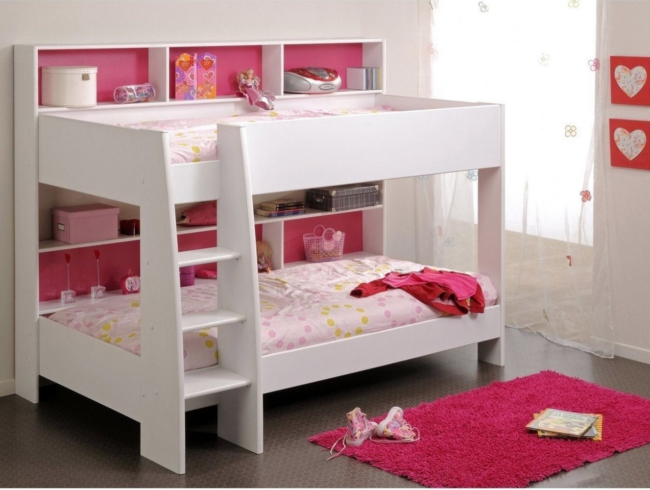 Parisot Etagenbett Tam Tam (Set, 2-St, Bett mit 2x lattenplatten die als Lattenroste dienen), Möbel Etagenbett Tam Tam Hochbett Kinderzimmer Doppelstockbett Bild 1