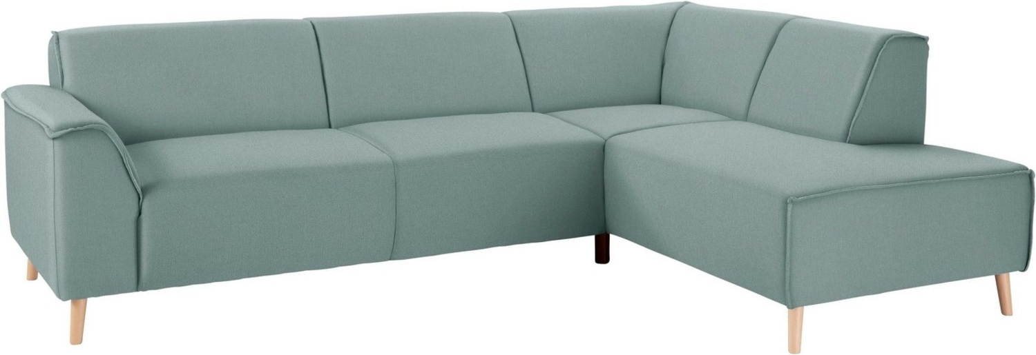 andas Ecksofa Janek Scandic Design, elegant und zeitlos, L-Form, mit Federkern und Keder in scandinavischem Design Bild 1