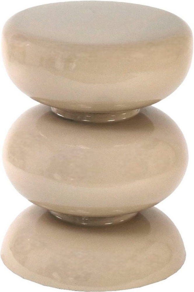 Concept GmbH Beistelltisch in Creme, Eisen - 46x36cm (HxD) Bild 1