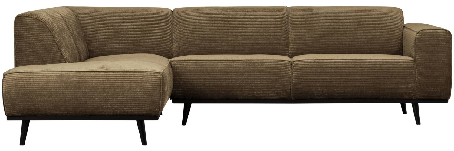 Ecksofa Statement aus gewebten Jacquard Links, Braun Bild 1