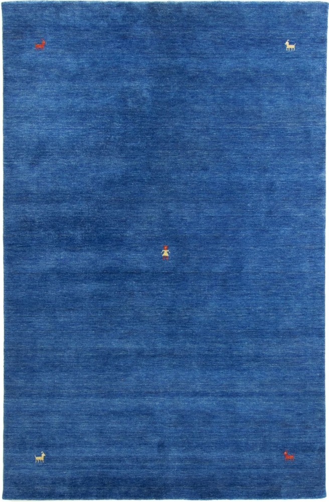 Morgenland Gabbeh Teppich - Indus - Sahara - rechteckig - 240 x 170 - Blau Bild 1