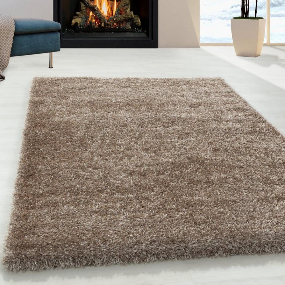 Miovani Hochflor-Teppich Hochflorteppich kuschelig weich Shaggy Wohnzimmer, Höhe: 30 mm Bild 1