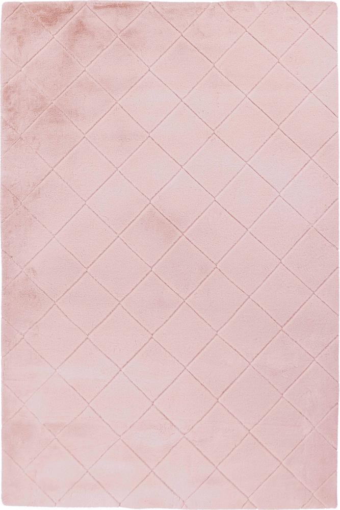 Hochflorteppich Samara 100 Rosa 80x150 cm Bild 1