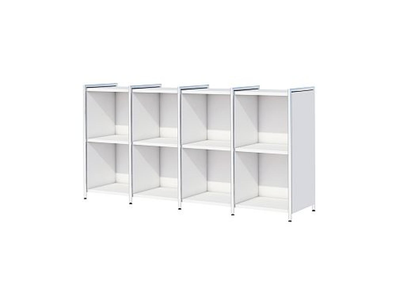 Sideboard schmal 8 Fächer Artline, 158x38x78 cm, Anthrazit Bild 1