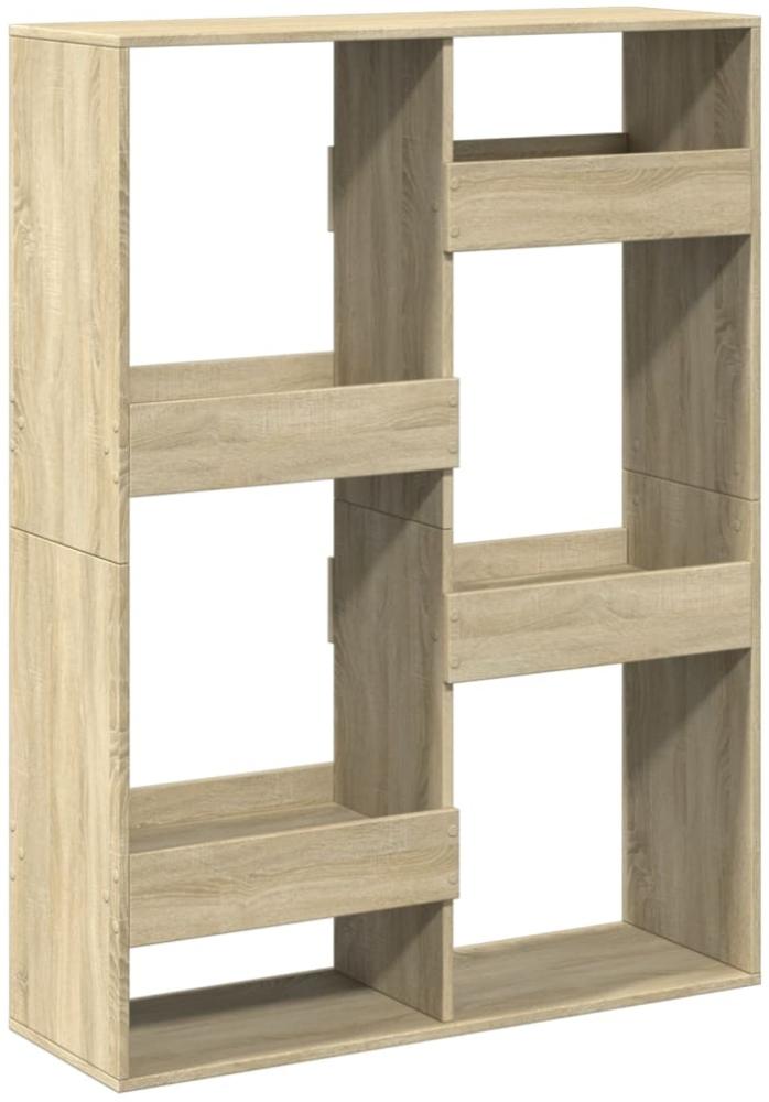 vidaXL Bücherregal 100 x 33 x 135 cm Holzwerkstoff, Sonoma-Eiche Bild 1
