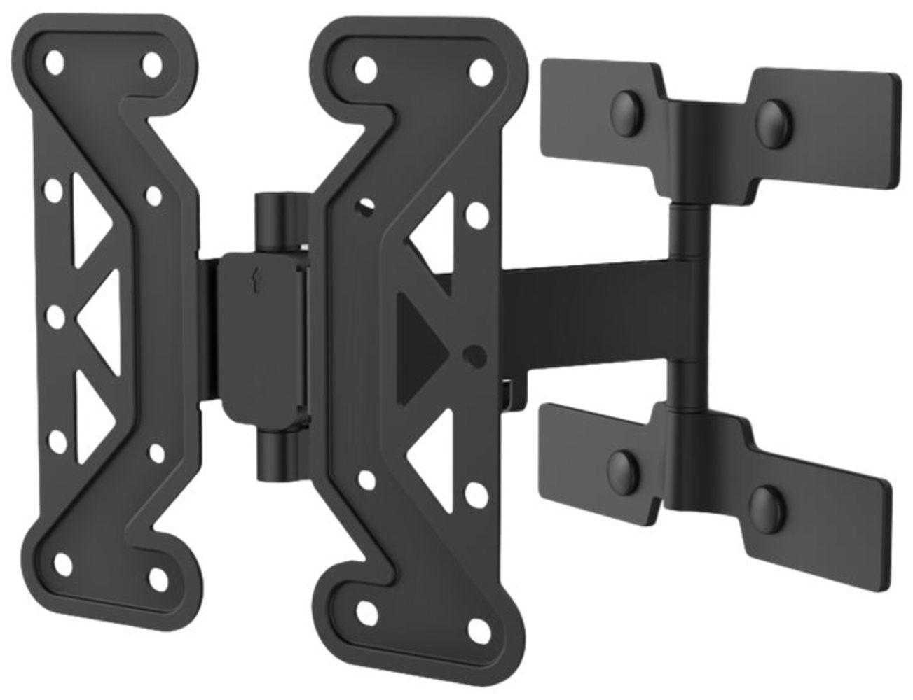 Hama TV-Wandhalterung FULLMOTION Ultraslim 200x200 48Zoll sw Bild 1