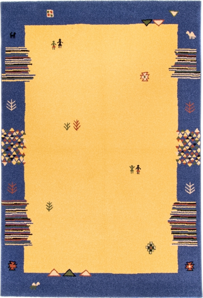 Morgenland Moderner Teppich - 240 x 160 cm - gold Bild 1