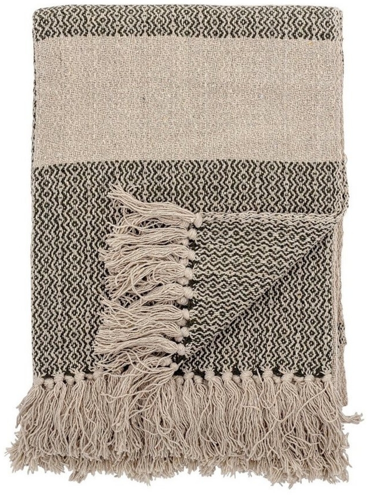 Bloomingville Tagesdecke, grün, Baumwolle Bild 1