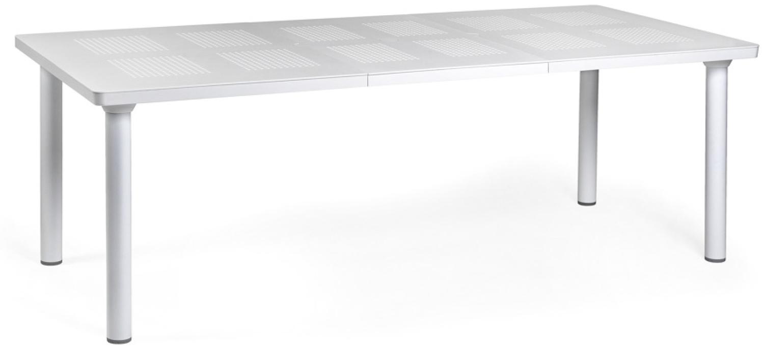 Ausziehtisch Libeccio Kunststoff 160/220 cm (Bianco / bianco) Bild 1