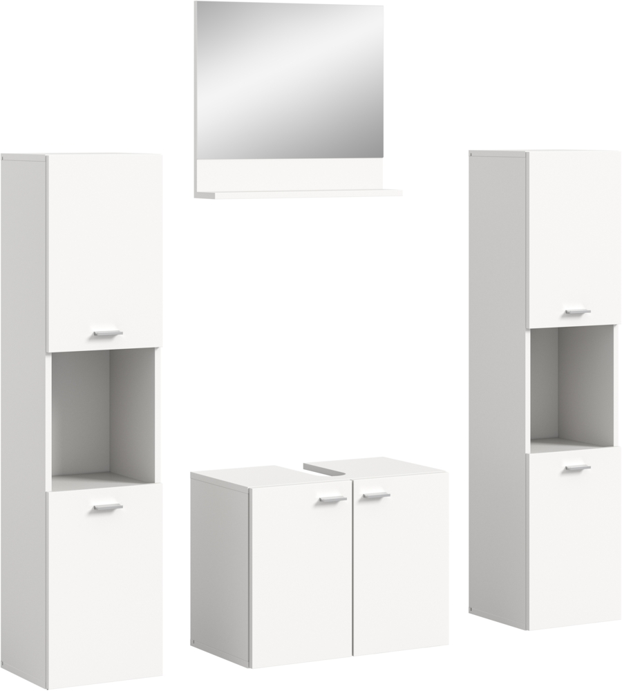 Badezimmerset Boston - Weiß Bild 1