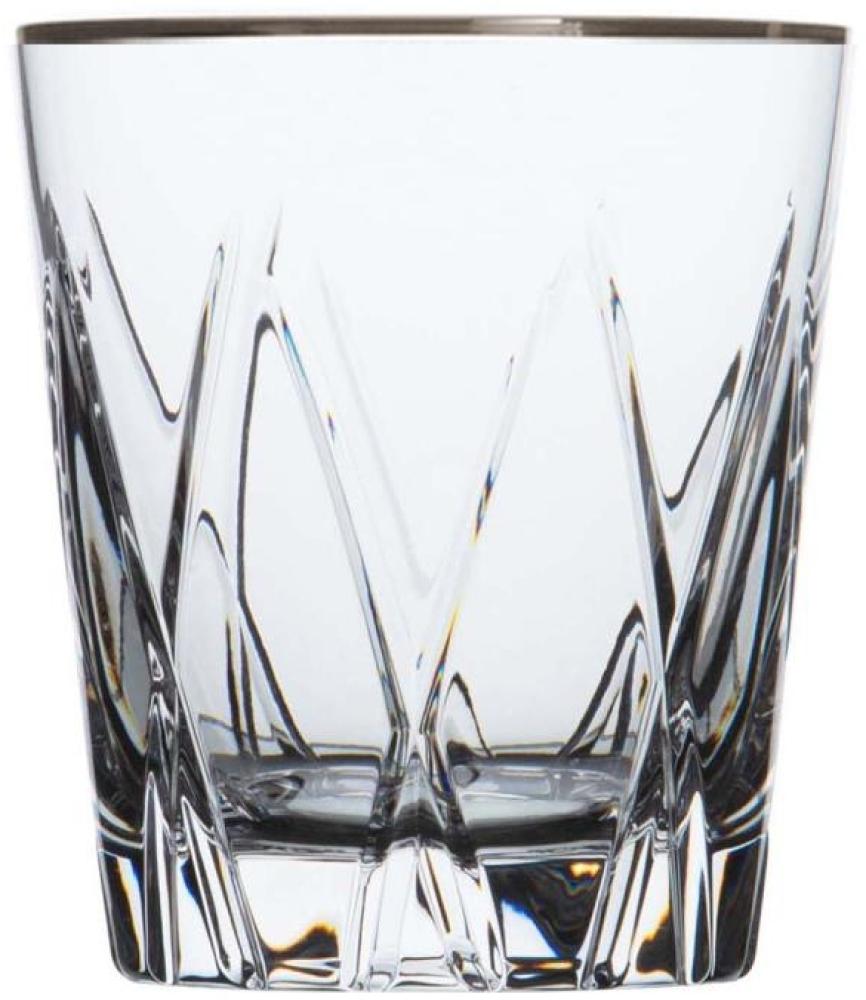 Whiskyglas Kristall London Platin clear (10 cm) Bild 1