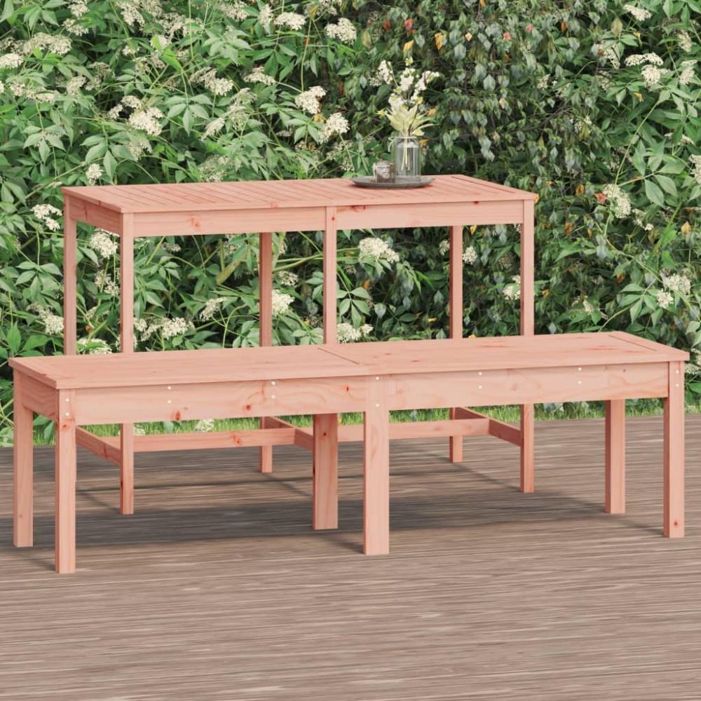 vidaXL Gartenbank 2-Sitzer 159,5x44x45 cm Massivholz Douglasie 824016 Bild 1