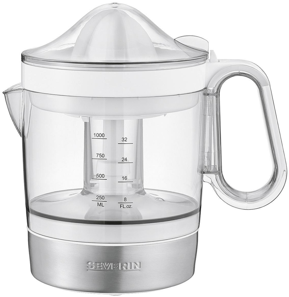 Severin Citruspresse Edelstahl-gebürstet weiß 40W, 1 L Bild 1
