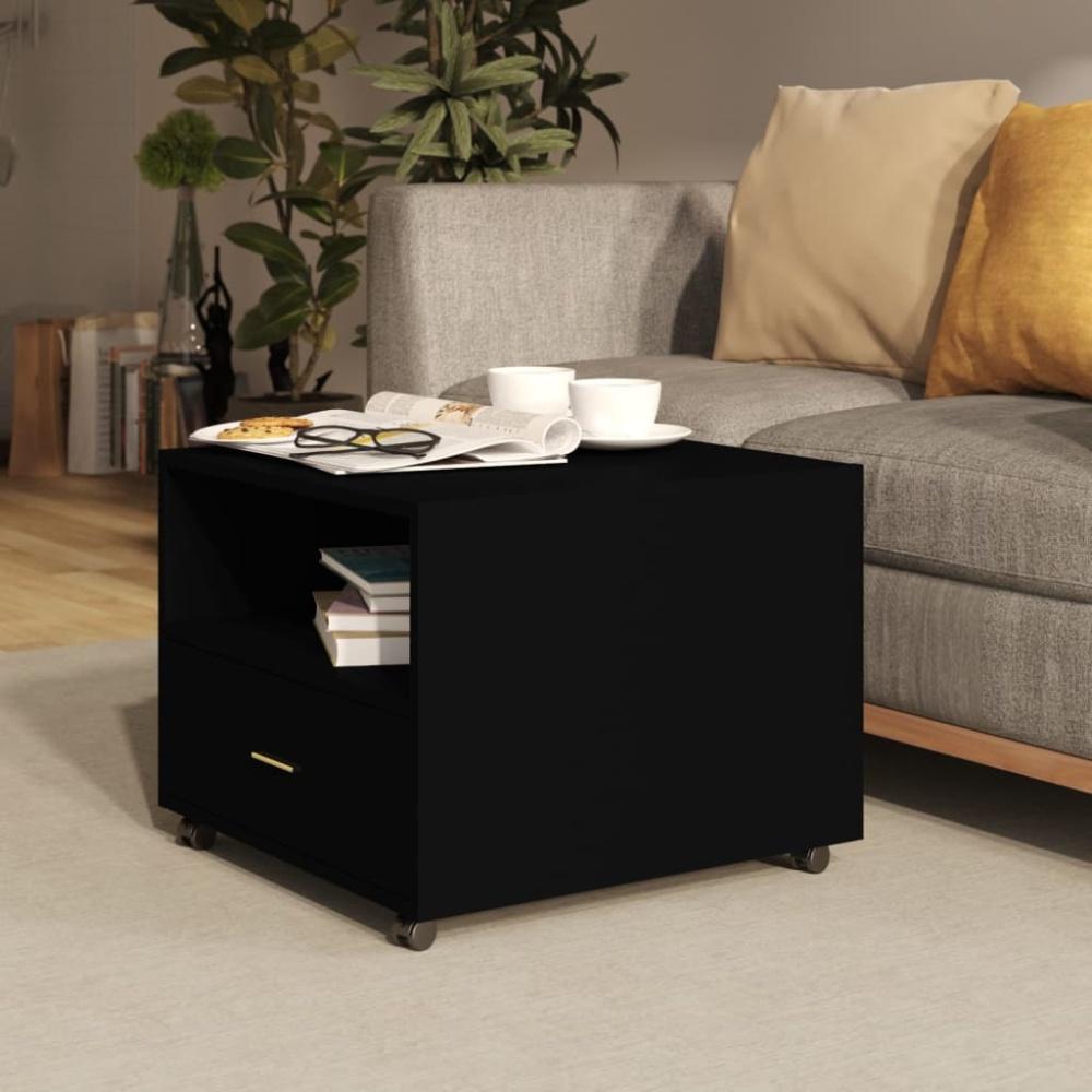 vidaXL Couchtisch Schwarz 55x55x40 cm Holzwerkstoff 810927 Bild 1