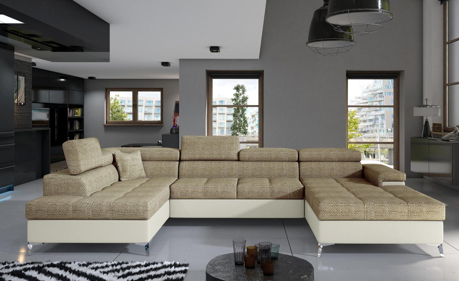 Wohnideebilder Eduardo Beige Ecksofas & Eckcouches Edr_02 Bild 1