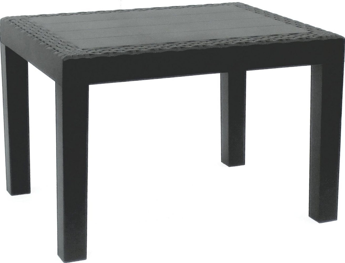 Jack Beistelltisch Kunststoff Rechteck 59x46x40cm Garten Außen Lounge Balkon Bild 1