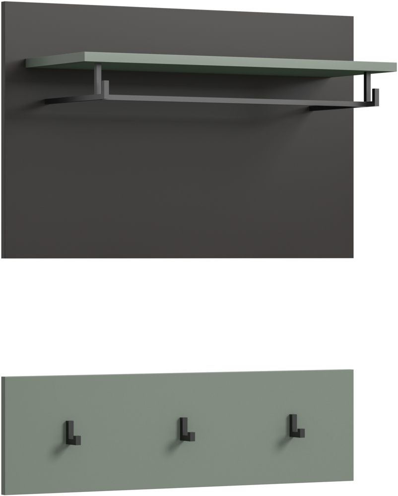 Paneel (B/H/T: 73x80x27 cm) in Smoke Green Nachbildung Bild 1