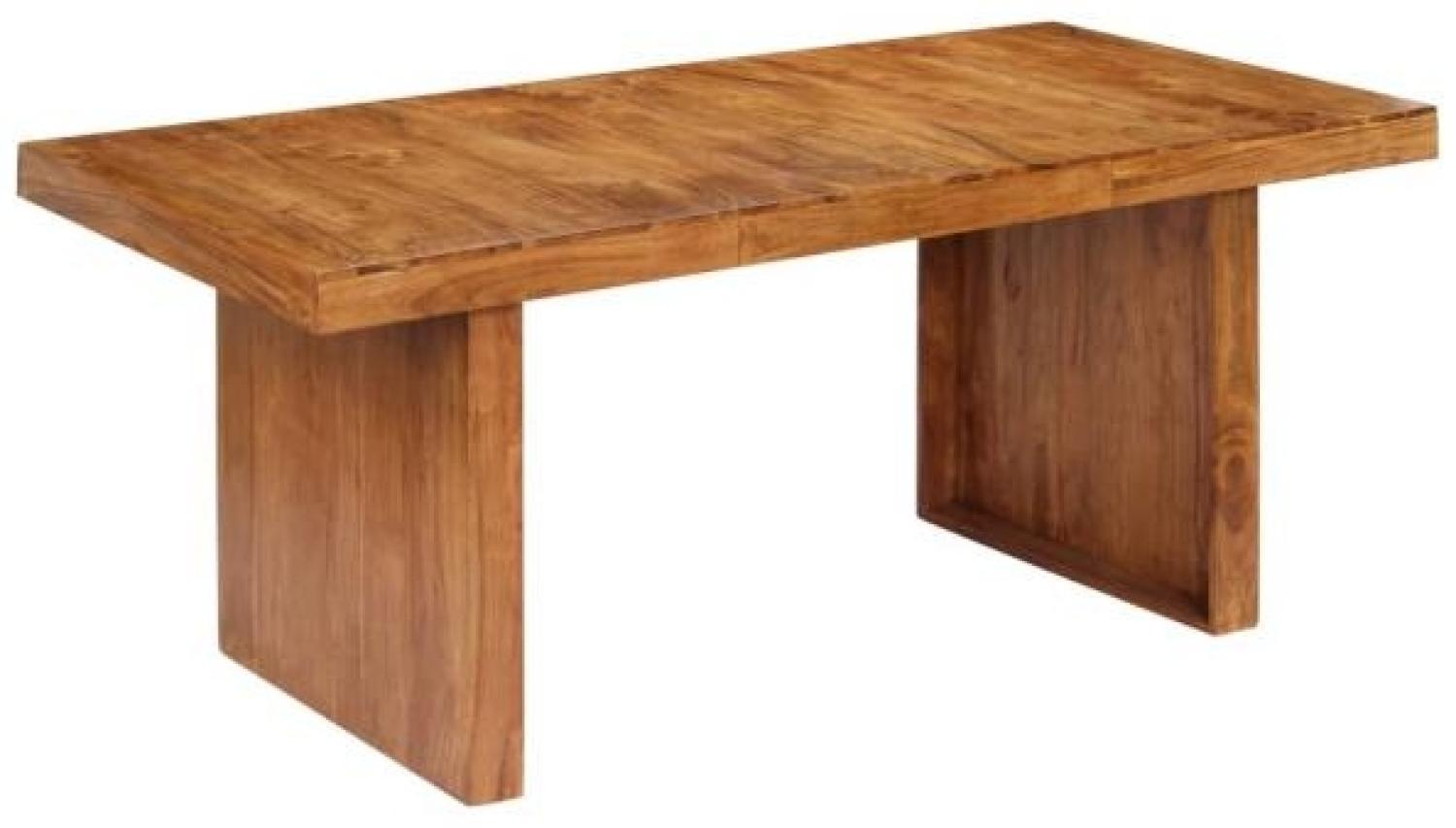 vidaXL Esstisch Massivholz Akazie 180x90x75 cm 247491 Bild 1