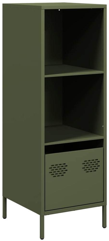 vidaXL Highboard Olivgrün 35x39x103,5 cm Stahl 851380 Bild 1