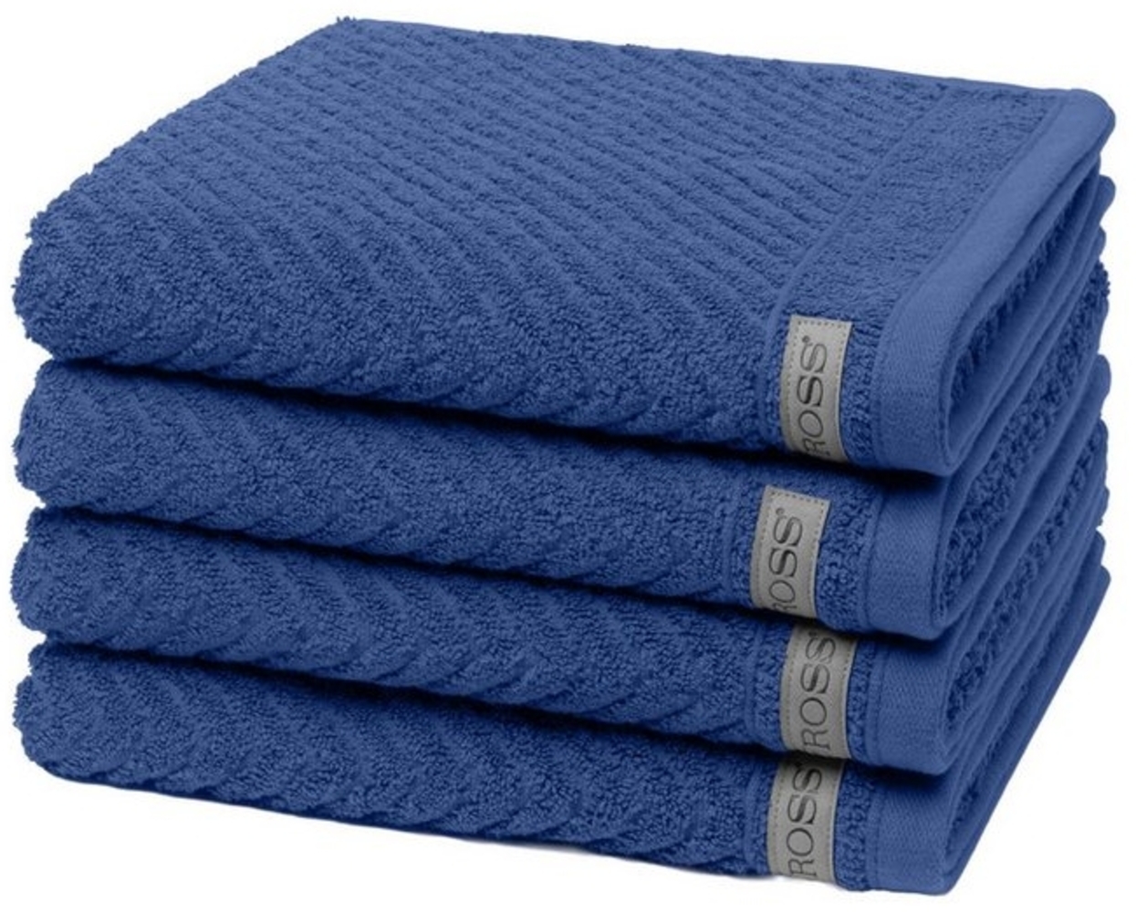 Ross Smart 4 tlg. Frottier-Set - 4 X Handtuch (50 X 100cm) - 520 g/m2 - Royalblau Bild 1