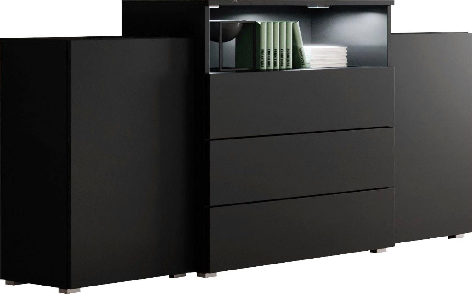 INOSIGN Sideboard URBAN III, Moderne Kommode mit 3 Schubladen und 4 Fächern, Breite 150 cm Bild 1