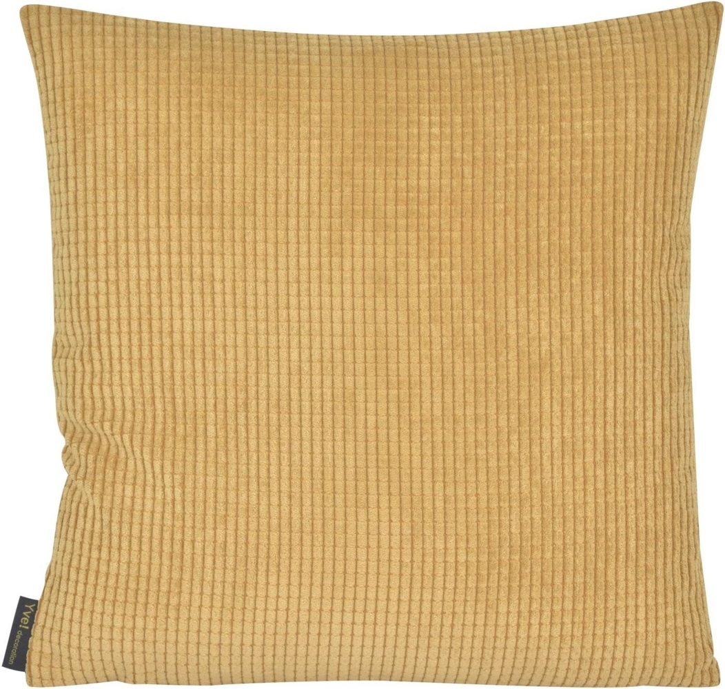 Yve! Decoration Zierkissenhülle New Wave - ca. 50 x 50 cm Curry Bild 1