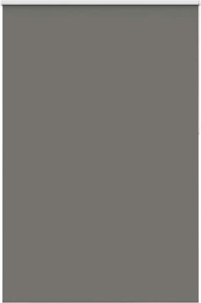 vidaXL Verdunkelungsrollo Grau 155x230cm Stoffbreite 151,6cm Polyester 4011217 Bild 1