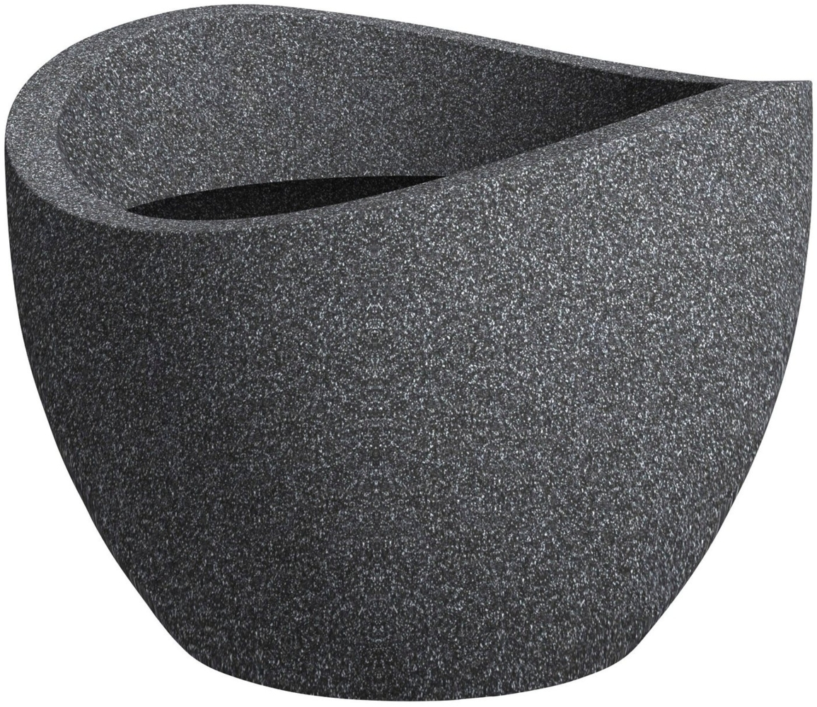 Scheurich Übertopf Wave Globe Serie 250 schwarz granit Ø 50 cm Bild 1