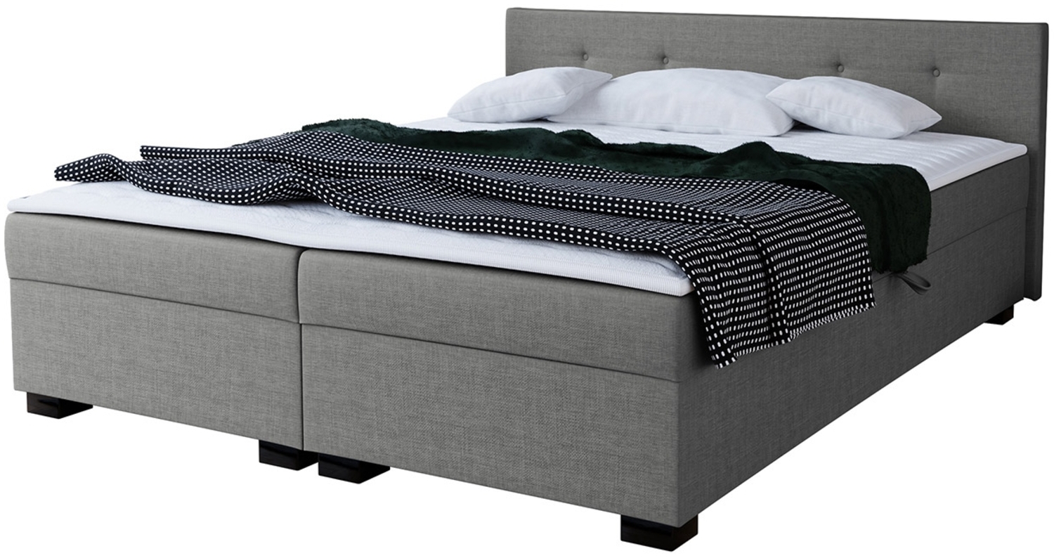 Mirjan24 'Mukke' Boxspringbett, Farbe Sawana 21, 160x195 cm Bild 1