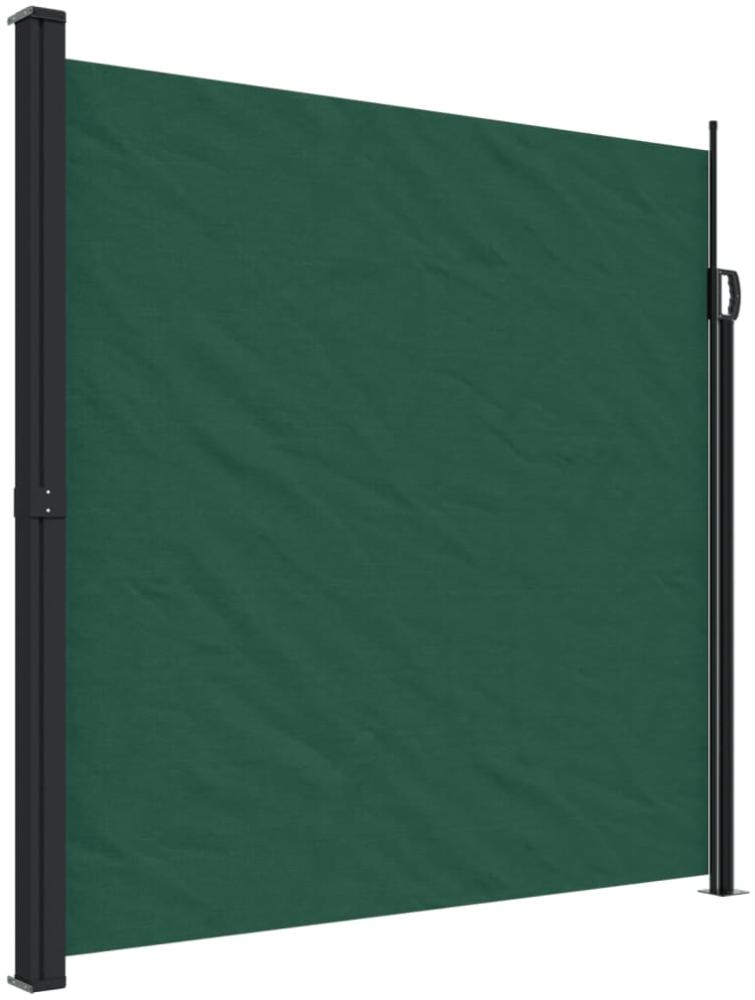 vidaXL Seitenmarkise Ausziehbar Dunkelgrün 200x600 cm 4004560 Bild 1