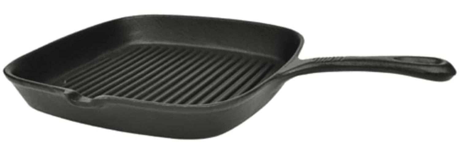 vidaXL Grillpfanne Gusseisen 24 x 23 cm 50123 Bild 1