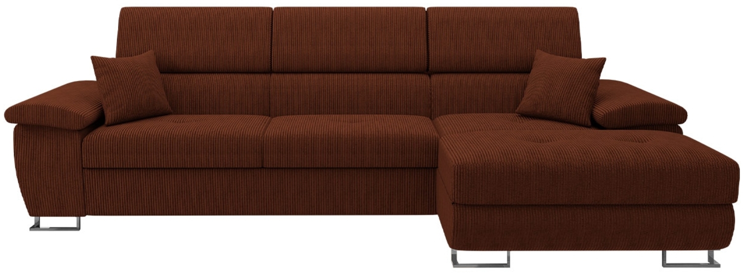 Ecksofa Cotere Mini Cord (Farbe: Poso 39, Seite: Rechts) Bild 1