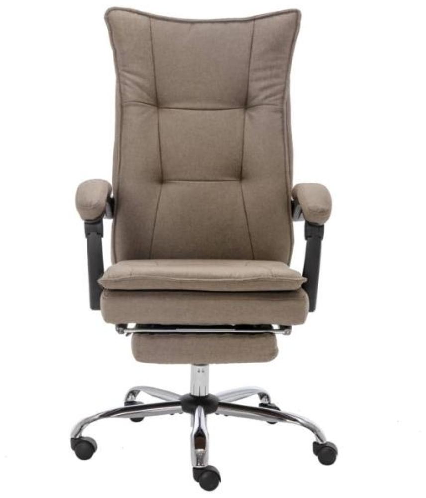 vidaXL Bürostuhl Taupe Stoff [20367] Bild 1
