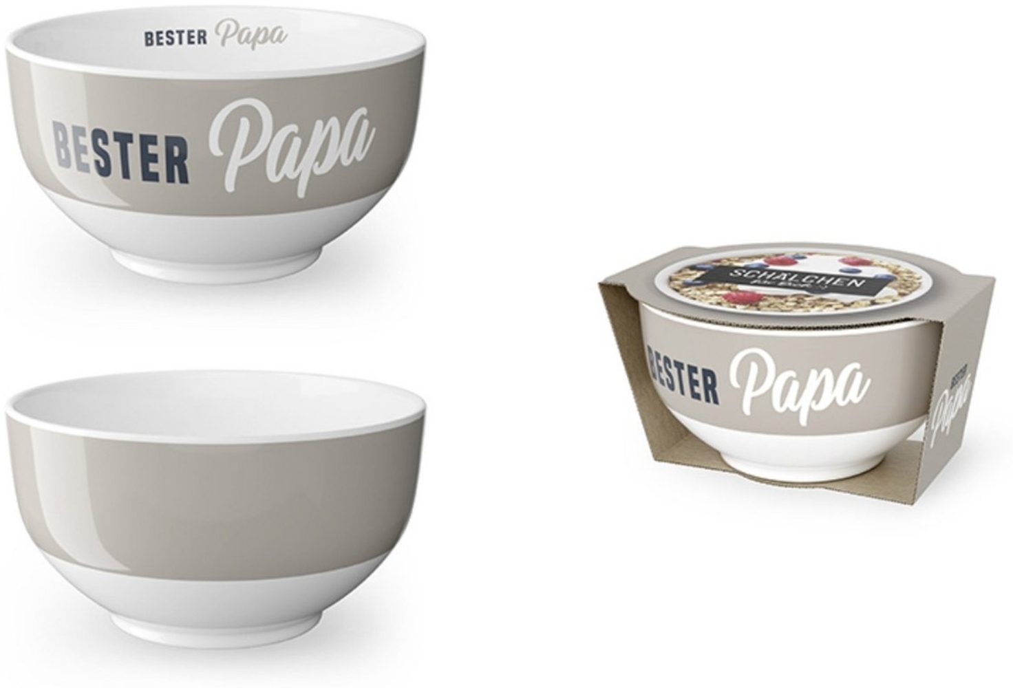 Müsli-Salat-Dessert-Schale Schüssel Bowl la vida Geschenk Bester Papa 9557551 Bild 1