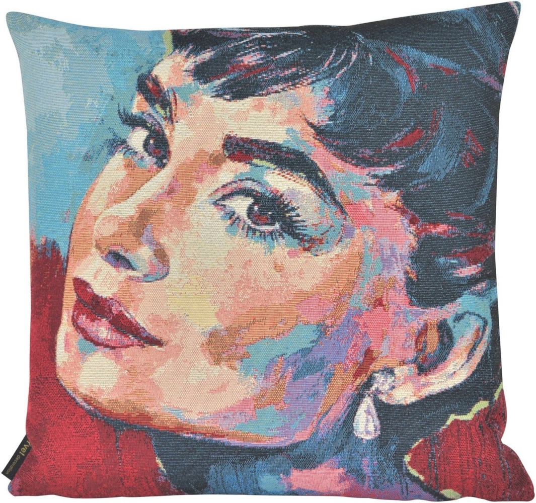 Yve! Decoration Zierkissenhülle Stars - ca. 45 x 45 cm Audrey Hepburn Bild 1