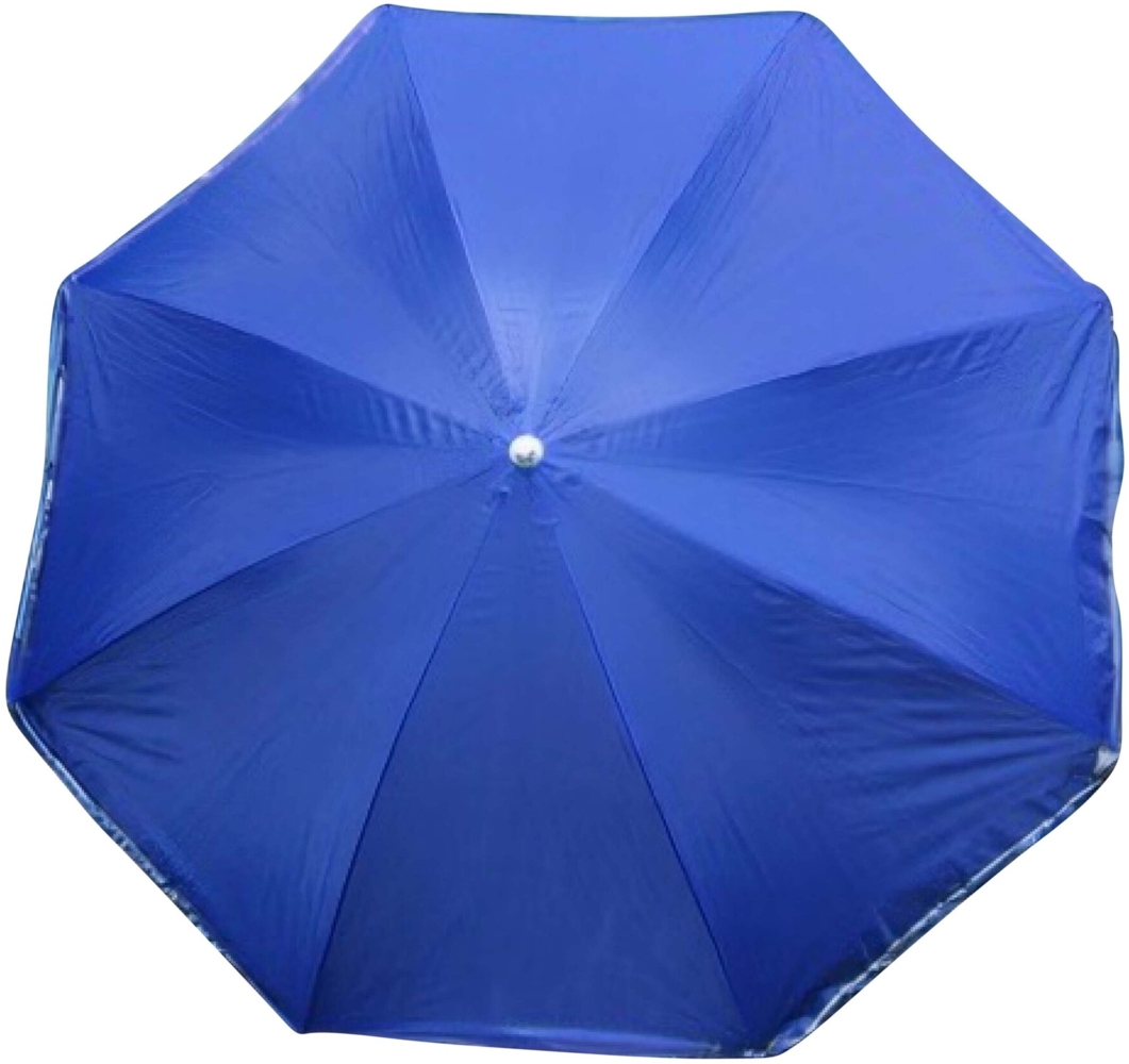 Strand Sonnenschirm 180cm blau 1278-01 Bild 1