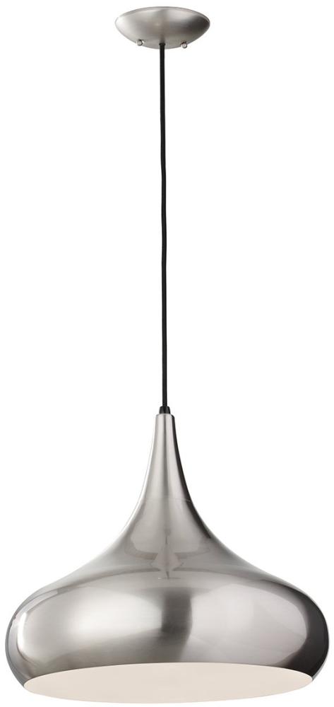 Elstead Lighting Beso 1-Light Large Pendelleuchte Edelstahl gebürstet 46cm E27 Bild 1