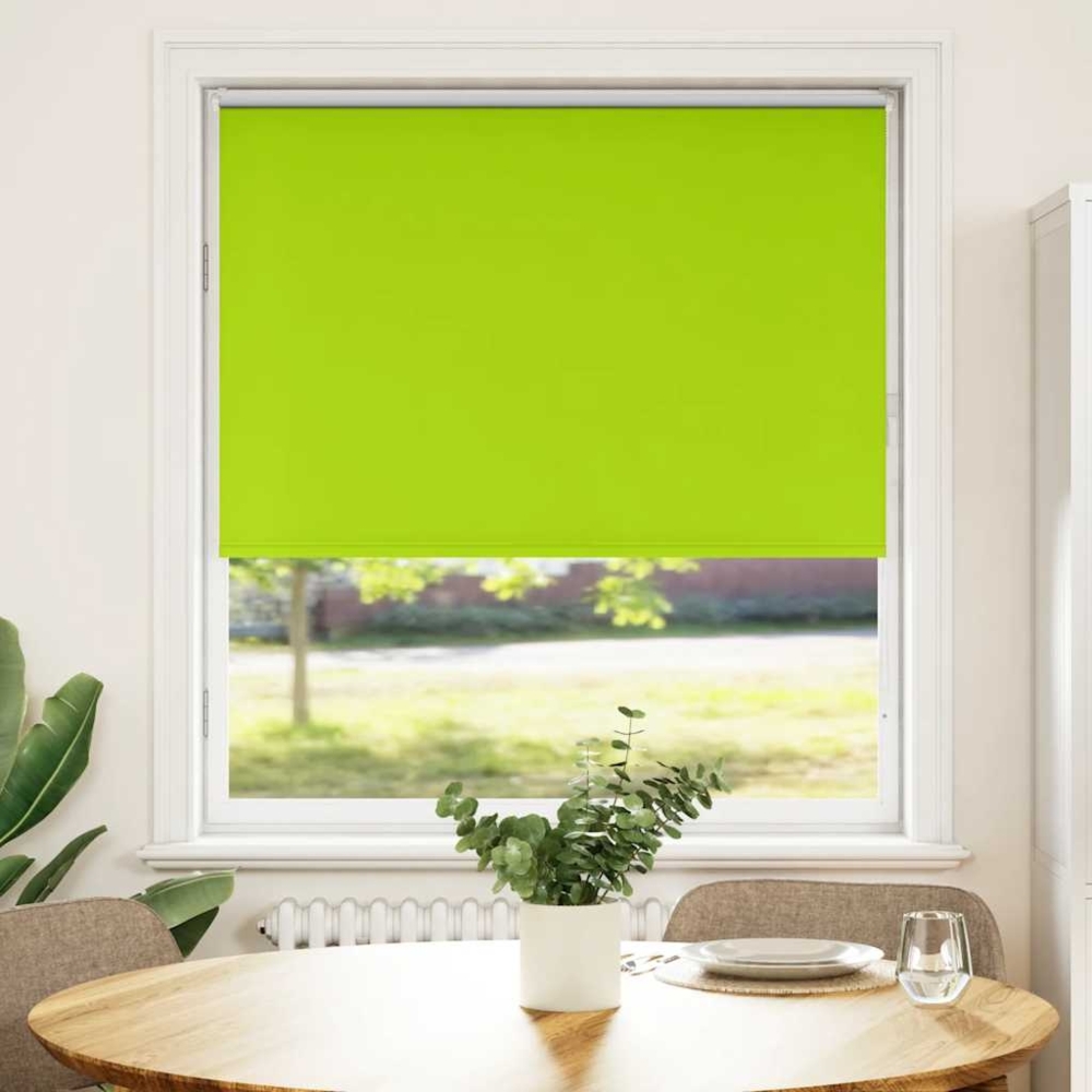 vidaXL Verdunkelungsrollo Grün 100x150cm Stoffbreite 95,7 cm Polyester 4011258 Bild 1