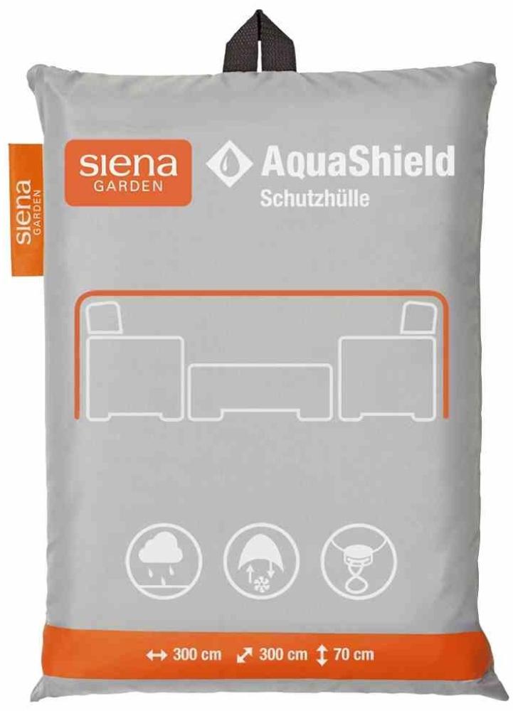 AquaShield Loungehülle 300x300xH70 cm hellgrau, 100% Polyester Bild 1